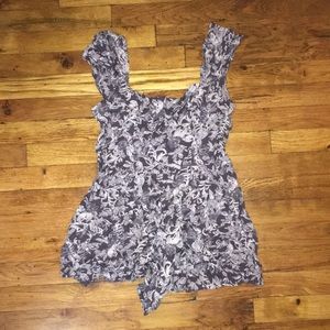 Super cute floral romper